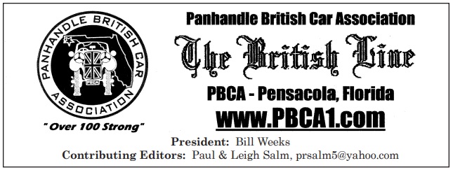 PBCA masthead from British Marque